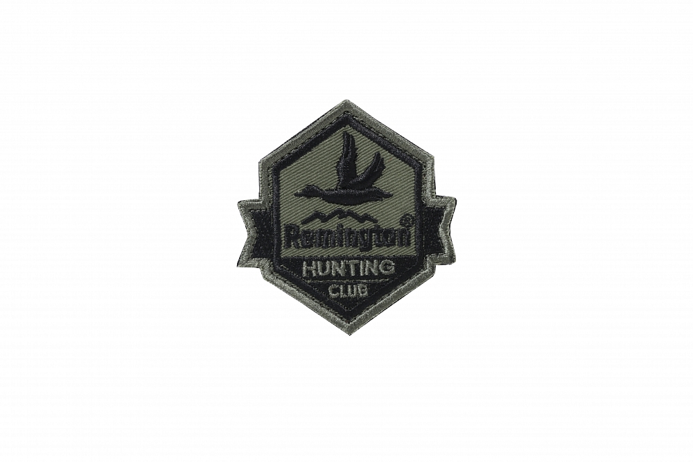 Шеврон REMINGTON HUNTING CLUB ORIGINAL (Green/black, 6*6 cm). Фото №2