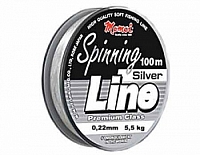 Леска монофиламентная Momoi Spinning Line Silver 0,33/100м, 12кг,