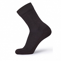 Носки Norveg Functional Socks Merino Wool мужские из шерсти цвет черный меланж, разм 42-44