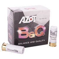 Патрон АЗОТ 12/70  охотничий дробовой B&Q 32гр №3 (пачка 25 шт) (в коробке 250шт)