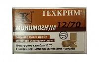Патрон Техкрим 12/70 Минимагнум № 5 (в упаковке 10 шт) (в коробке 240 шт.)