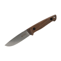 Нож Kizlyar Supreme Santi, AUS-8 StoneWash, дерево, кожа