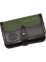 Подсумок поясной 5х12 "GREEN WAY" (кожа) (Хольстер)