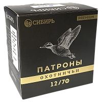 Патрон СИБИРЬ PREMIUM 12/70 охот. дробовой 32г №7 б/к (в пачке 25 шт) (в коробке 250шт)