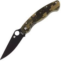 Нож складной Spyderco Military Model G-10 Camo