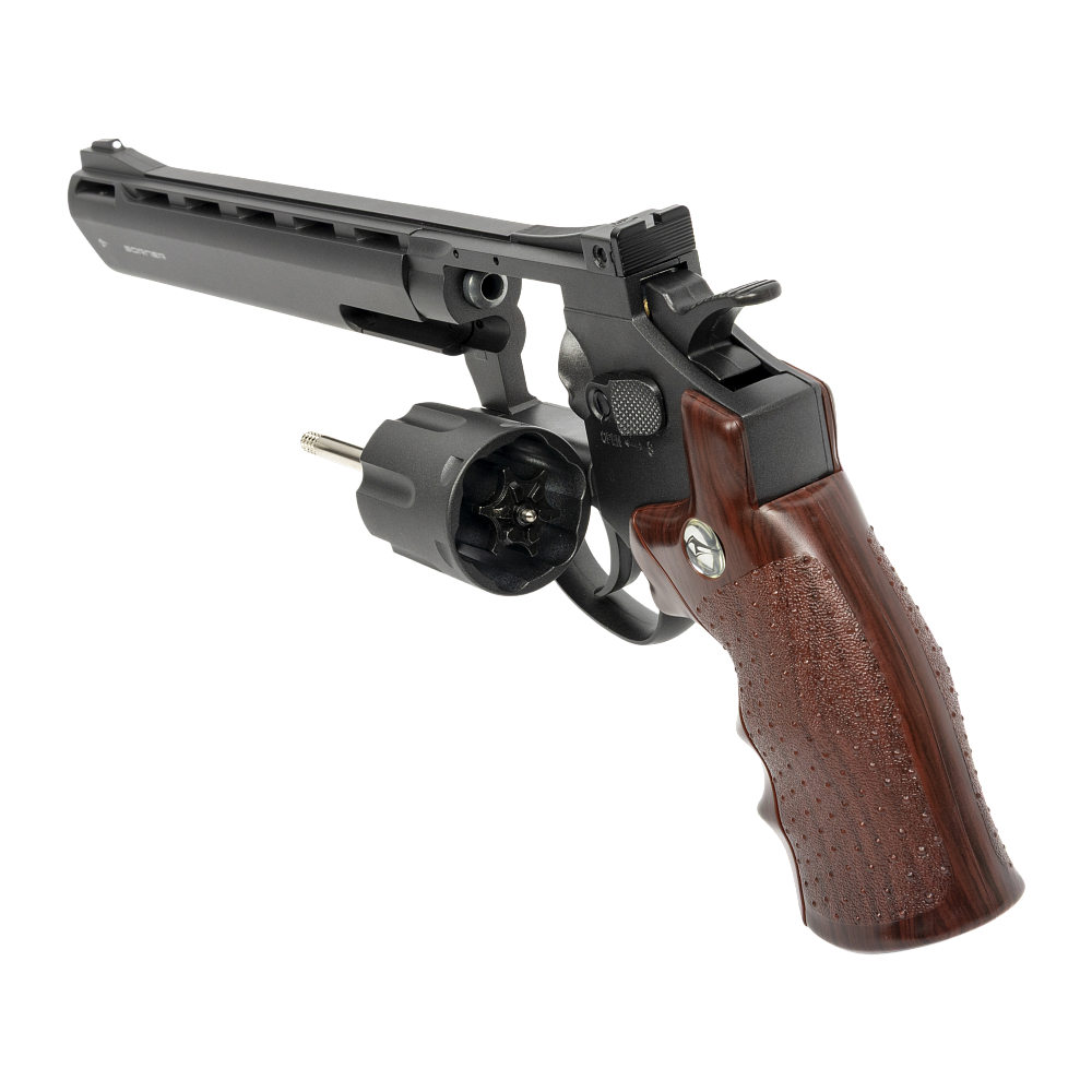 Револьвер пневматический BORNER Super Sport 703, калибр 4,5 мм (с картриджи 6 шт.). Фото №4 Револьвер пневматический BORNER Super Sport 703, калибр 4,5 мм (с картриджи 6 шт.). Фото №4