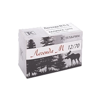 Патрон Техкрим 12/70 с пулей Легенда М П-6. (в упаковке 10 шт) (в коробке 240 шт.)