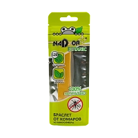 Браслет от комаров НАДЗОР микрофибра регулируемый размер (1шт)