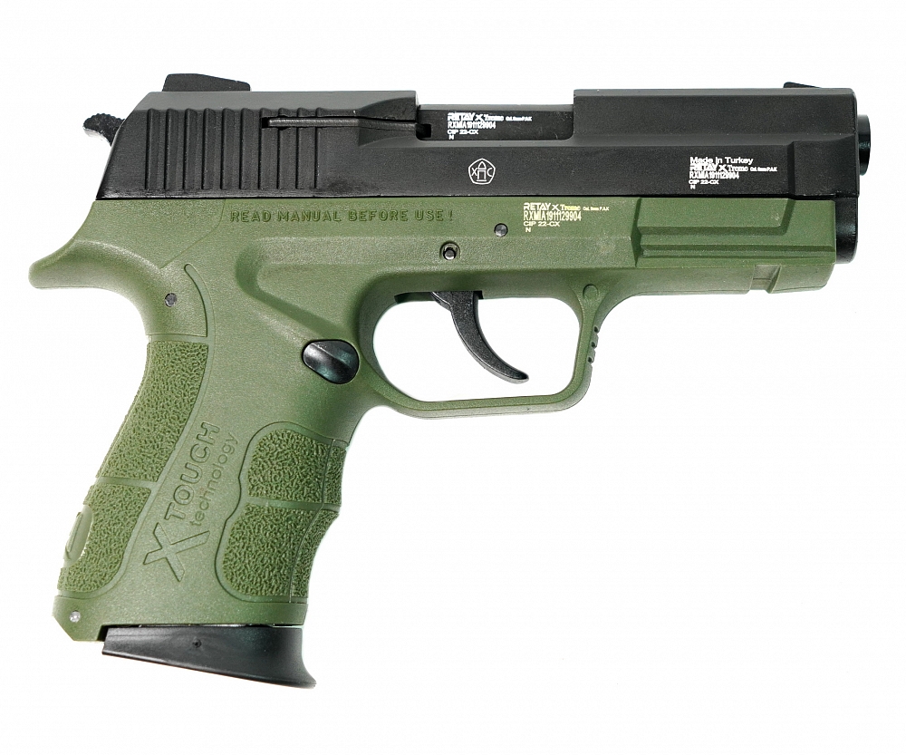 Пистолет охолощенный RETAY XTREME, Green, калибр 9mm. P.A.K. Фото №3 Пистолет охолощенный RETAY XTREME, Green, калибр 9mm. P.A.K. Фото №3