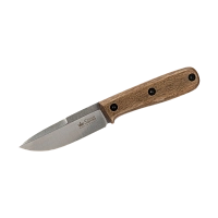 Нож Kizlyar Supreme Colada AUS-8 sw wh ls (StoneWash, Walnut Handle, Leather Sheath)