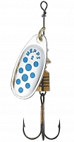 Блесна Mepps Comet PTS 1 silver/blue dots 3,5г