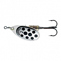 Блесна Mepps Aglia PTS 1 silver/black dots 