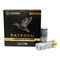 Патрон СИБИРЬ PREMIUM 12/70 охотничий дробовой 36г №5 п/к (в пачке 25 шт) (в коробке 250шт)