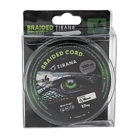 Шнур плетеный Tirana Folk Cord X4 PE 100м, d0,18 (green)