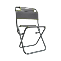 Стул туристический со спинкой СР-450.22c (ст.труба д22) серо-зеленый (T-N-TC-450.22s-GR) NISUS (Тонар)