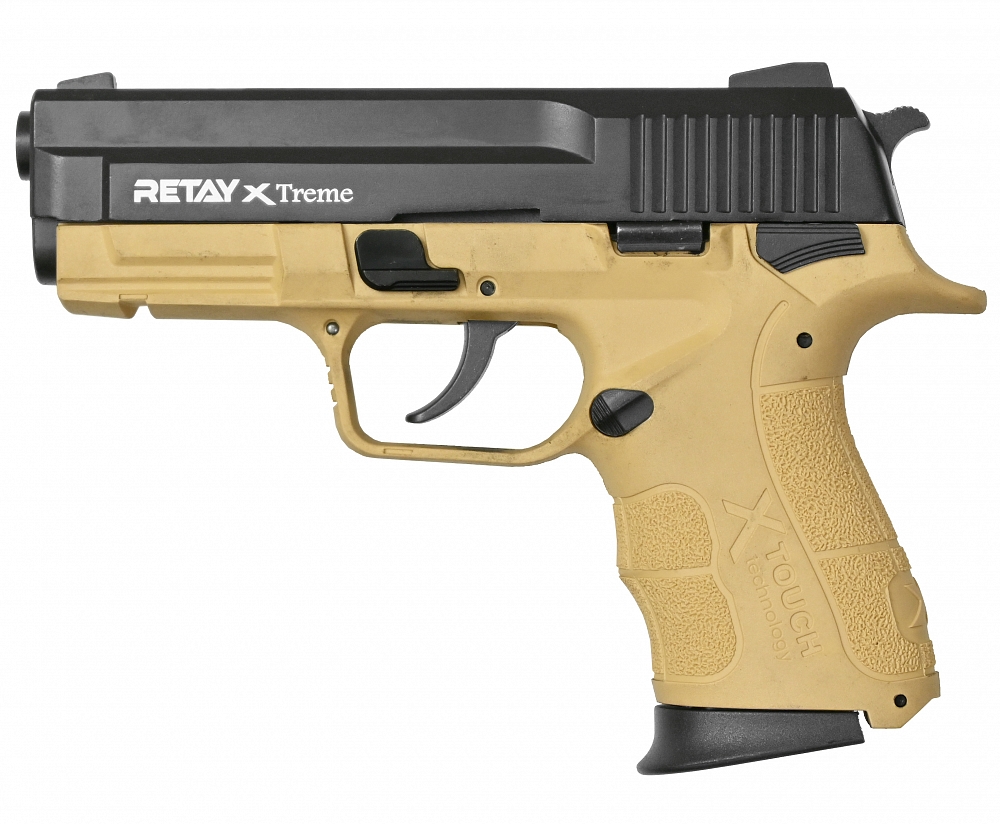 Пистолет охолощенный RETAY XTREME, Yellow, калибр 9mm. P.A.K. Фото №2 Пистолет охолощенный RETAY XTREME, Yellow, калибр 9mm. P.A.K. Фото №2