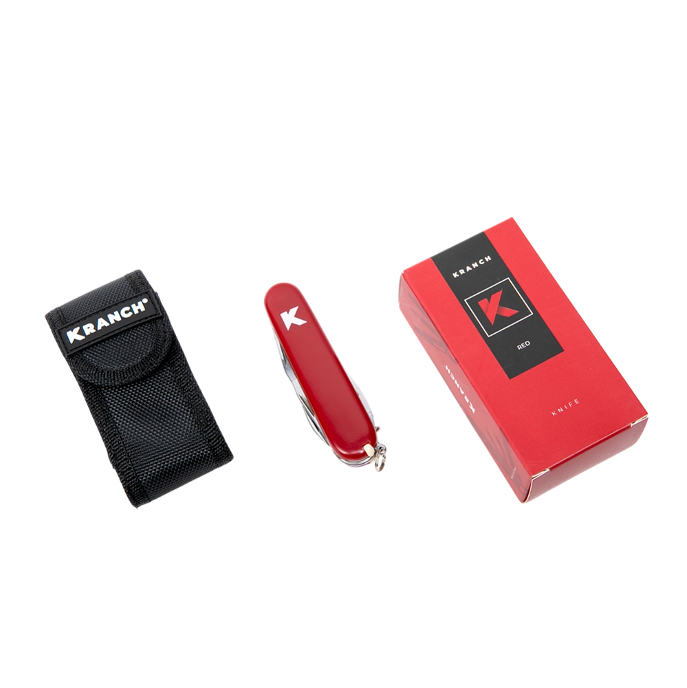Нож складной туристический Kranch R-106, red. Фото №1