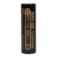 Аккумулятор Lightess ISR 21700 (5000 mAh 3,7V)