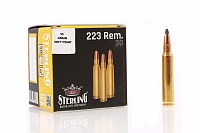 Патрон нарезной STERLING калибр 223 REM SP 3,6 гр. 55 grn. (в пачке 30 шт.) (в коробке 1500 шт.