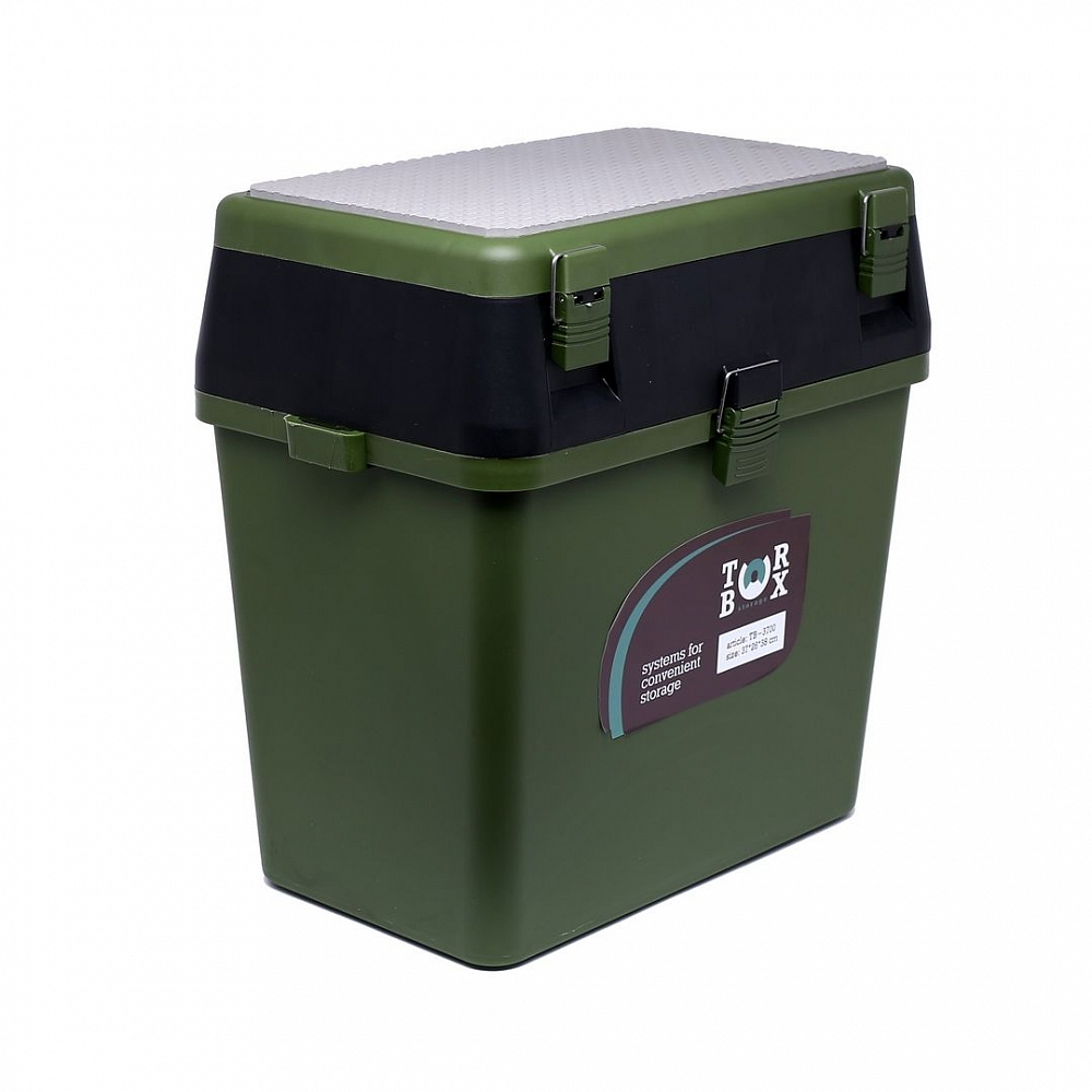 Ящик TOR BOX зимний зелёный 37х26х38. Фото №3