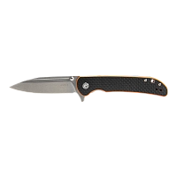 Нож складной Kranch O-125, клинок AUS8, рукоять G10 orange, carbon