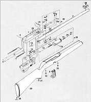 Винт крепления мушки для Remington мод. 597