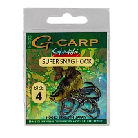 Крючок GAMAKATSU G-Carp Super Snag №4 