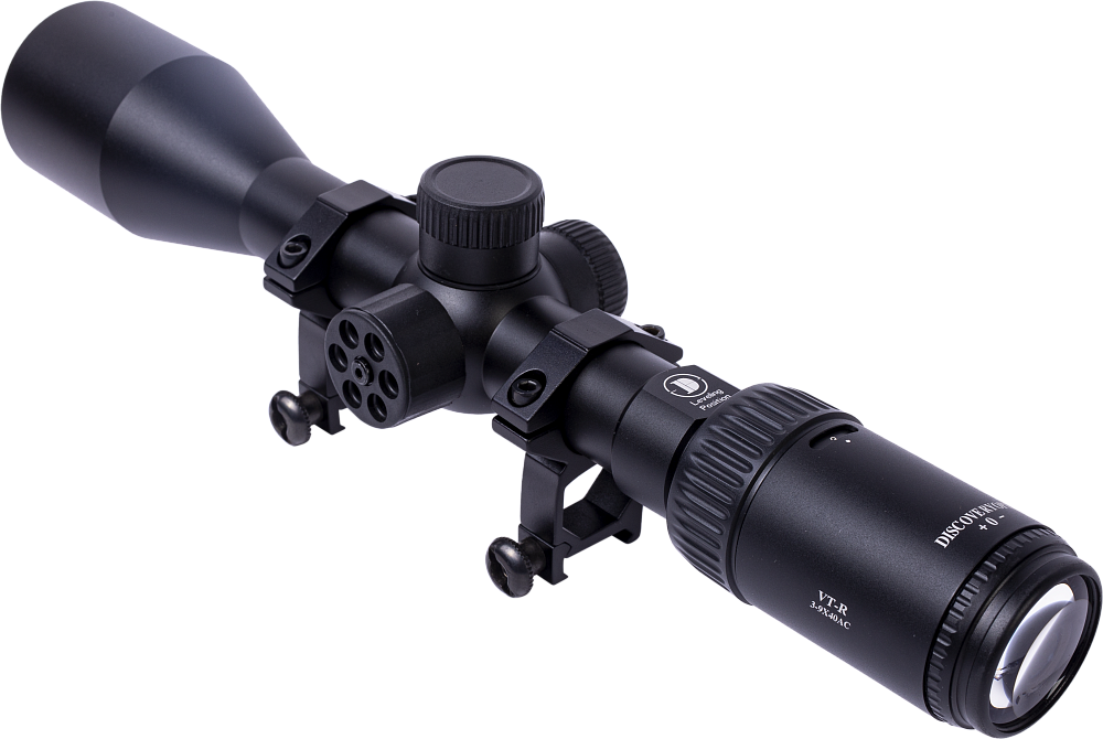 Прицел Discovery оптический VT-R 3-9X40AC 25.4мм кольца на weaver в комплекте. Фото №2 Прицел Discovery оптический VT-R 3-9X40AC 25.4мм кольца на weaver в комплекте. Фото №2