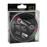 Шнур плетеный Tirana Classic X8 PE 150м, d0,24 (multicolor)