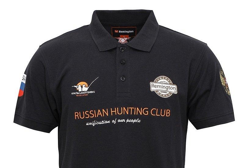 Футболка Remington Men’s Short Sleeve Polo Black R- Neck Tshirt р. S. Фото №3