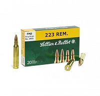 Sellier&Bellot 223 Rem FMJ 3.6гр.