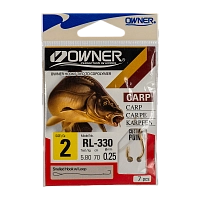 Крючок с поводком Owner RL-330 02-0.25