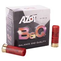 Патрон АЗОТ 12/70  охотничий дробовой B&Q 32г б/к №3 (пачка 25 шт) (в коробке 250шт)