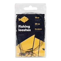 Поводок вольфрамовый MAᗥFISH 23см, 15кг (3шт. упак)