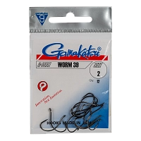 Крючок Gamakatsu Hook Worm 39 (SPR) Black №02