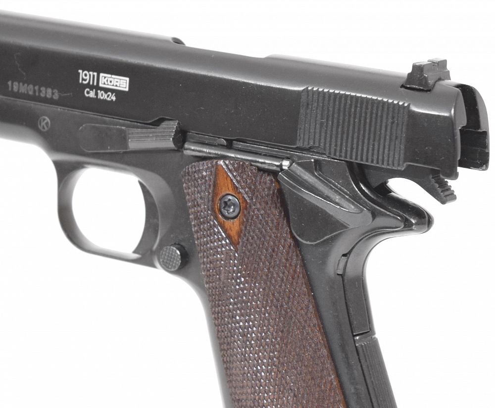 Оружие списанное, охолощенное пистолет CLT 1911 CO калибр 10х24 (черный). Фото №8 Оружие списанное, охолощенное пистолет CLT 1911 CO калибр 10х24 (черный). Фото №8