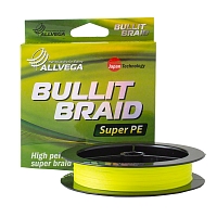 Леска плетёная Bullit Braid 135м 0,08мм (ярко-желтая)