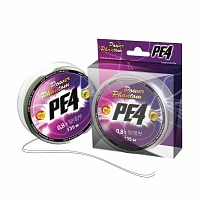 Шнур Power Phantom PE4, 135m, green #1,2 (8,6кг)
