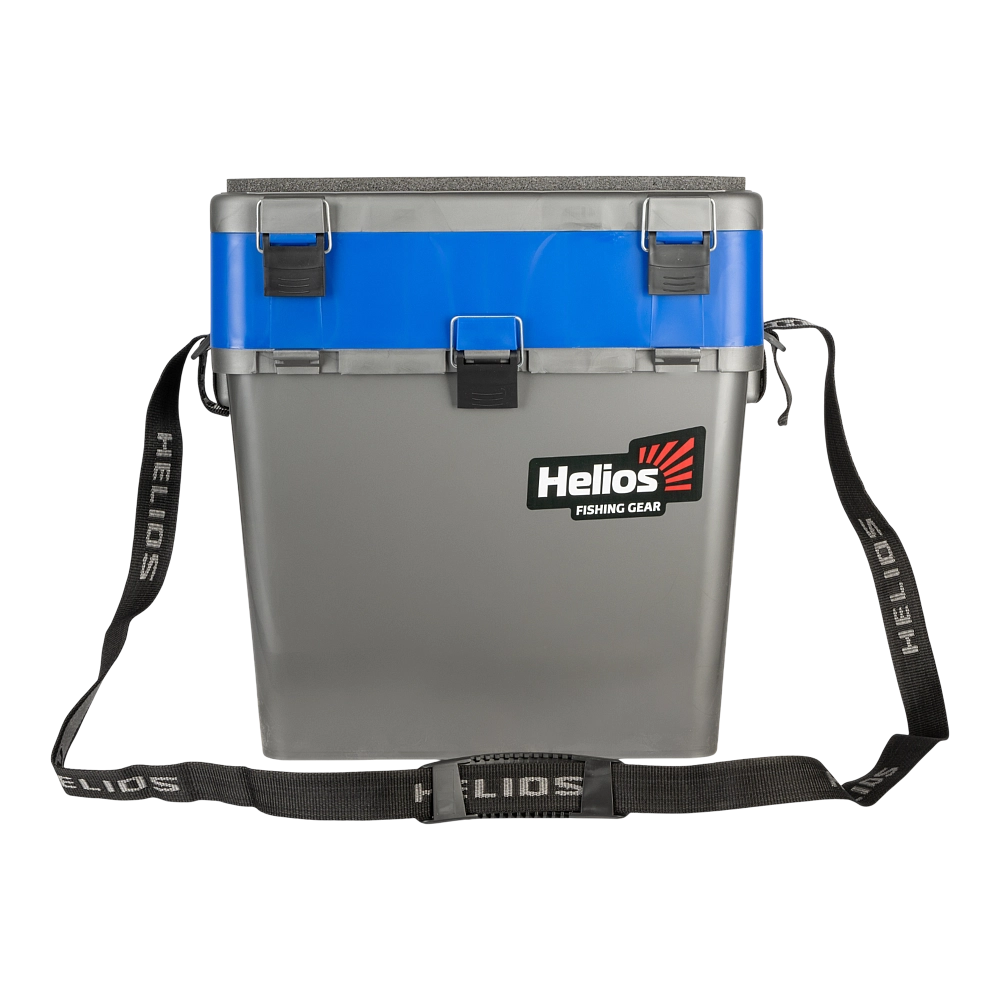 Ящик рыболовный зимний серый/синий Helios (HS-IB-19-GB). Фото №1 Ящик рыболовный зимний серый/синий Helios (HS-IB-19-GB). Фото №1