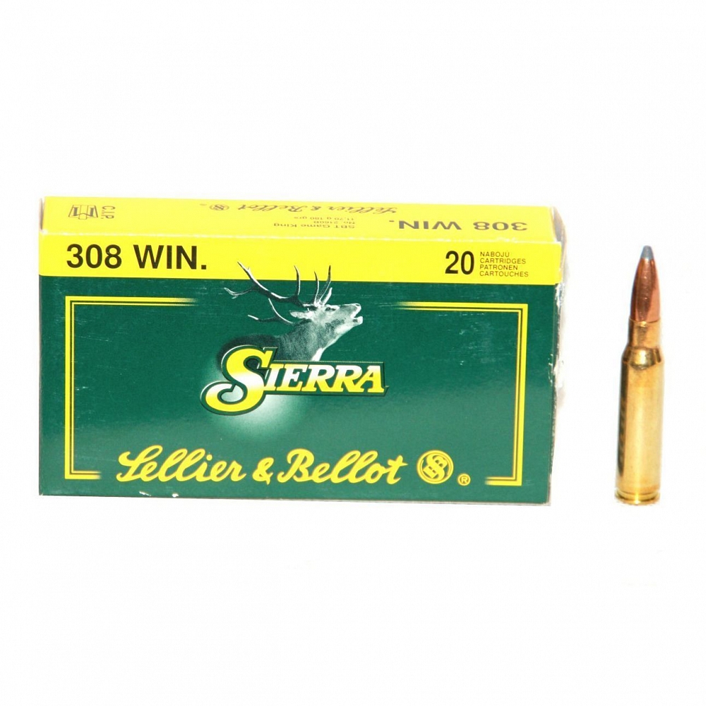 Sellier&Bellot 308WIN SIERA SBT GK 11.7гр.. Фото №1