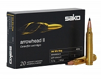 Патрон нарезной SAKO калибр 300 WIN Mag SP Arrowhead II 11,7 гр. 180 grn. (в пачке 20 шт.)