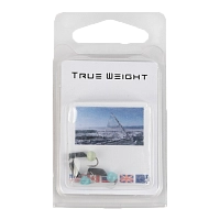 Мормышка вольфрамовая Trye Weight черная "Гвоздешарик" d2,0мм кошачий глаз, синий (10шт)