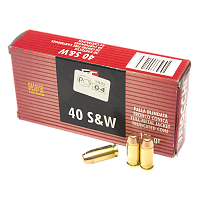 Патрон нарезной FIOCCHI калибр 40 S&W FMJTC 170 grn. (в пачке 20 шт.)