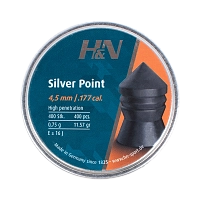 Пуля пневматическая "H&N Silver Point", гладкоствольная, 4,5 мм., 11,57 гран (400 шт.)