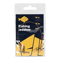 Поводок металлический MAᗥFISH 7х7 нитей 15см, 10кг (3шт. упак)