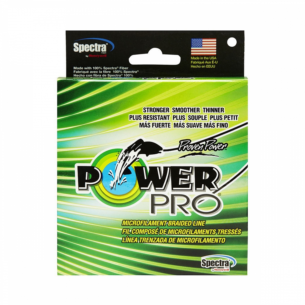 Леска плетеная Power Pro 135м желтая 0,19/13кг. Фото №1