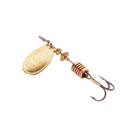 Блесна вращающаяся Mepps Aglia №1, 3,5гр, цвет (Gold) золото