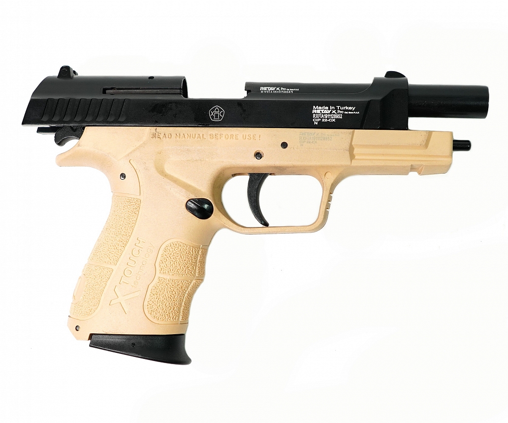 Пистолет охолощенный RETAY XPRO, Yellow, калибр 9mm. P.A.K. Фото №5 Пистолет охолощенный RETAY XPRO, Yellow, калибр 9mm. P.A.K. Фото №5