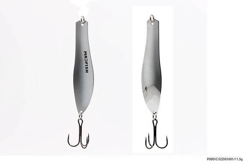 Блесна колеблющаяся MADFISH Professor 11,5г, цвет GS501001. Фото №1