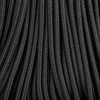 Шнур для ножа Parachute Cord Micro Cord черный , 1 м